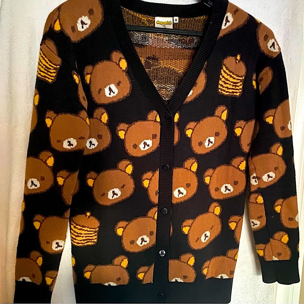 🥞 JapanLA for Rilakkuma Pancake sweater RARE San-X cardigan size small